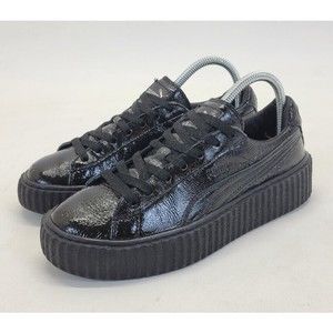 Puma Creeper Wrinkled Patent Leather Rihanna Fenty Size 8 Womens Shoes 364465-01
